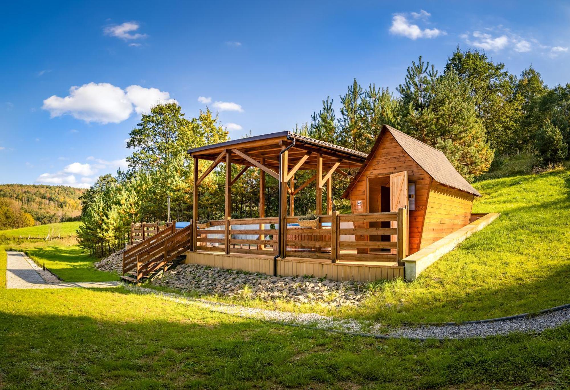Готель Glamping Pod Gwiazdami Pietrusza Wola Екстер'єр фото